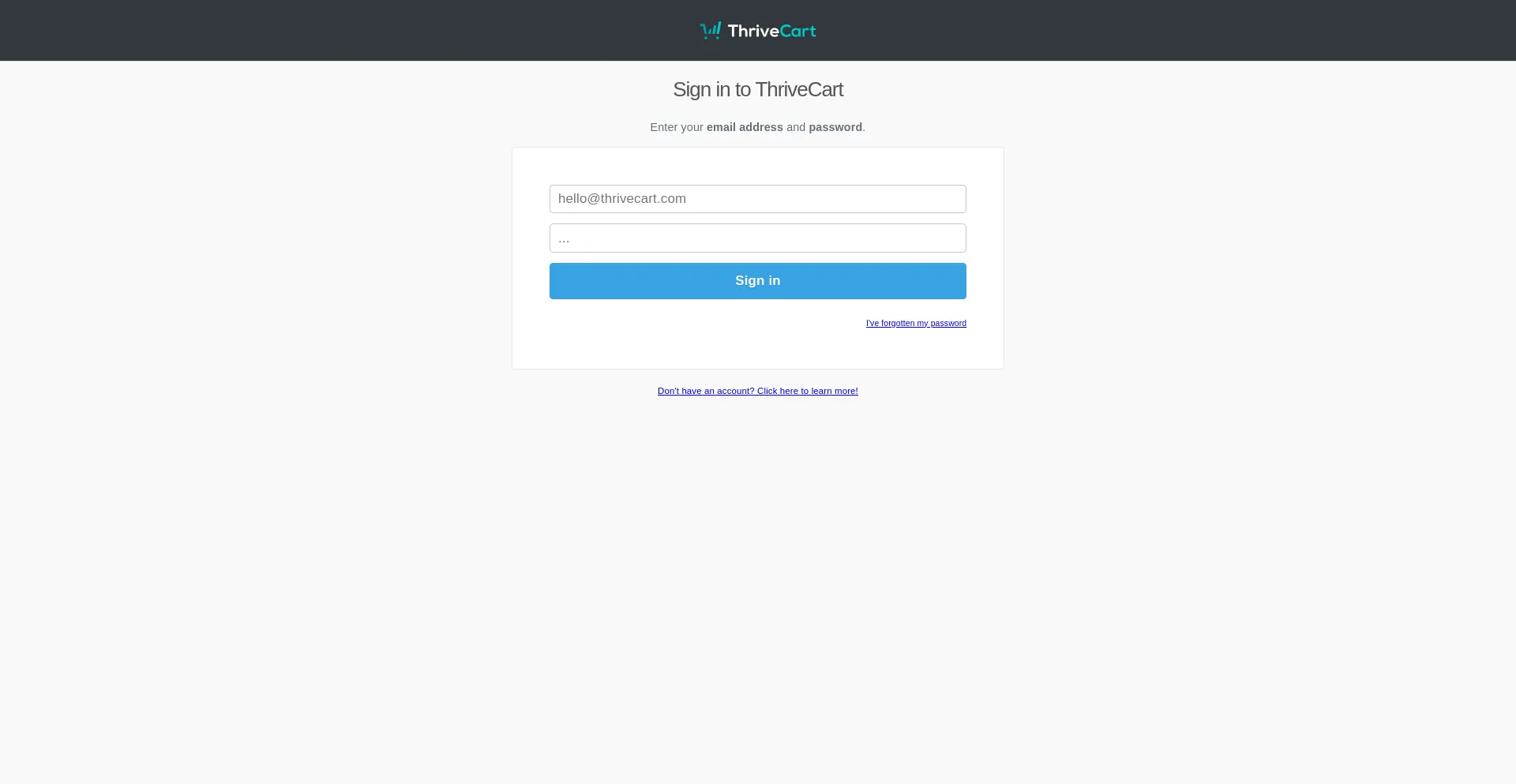 Website screenshot of Lisaaura.thrivecart.com