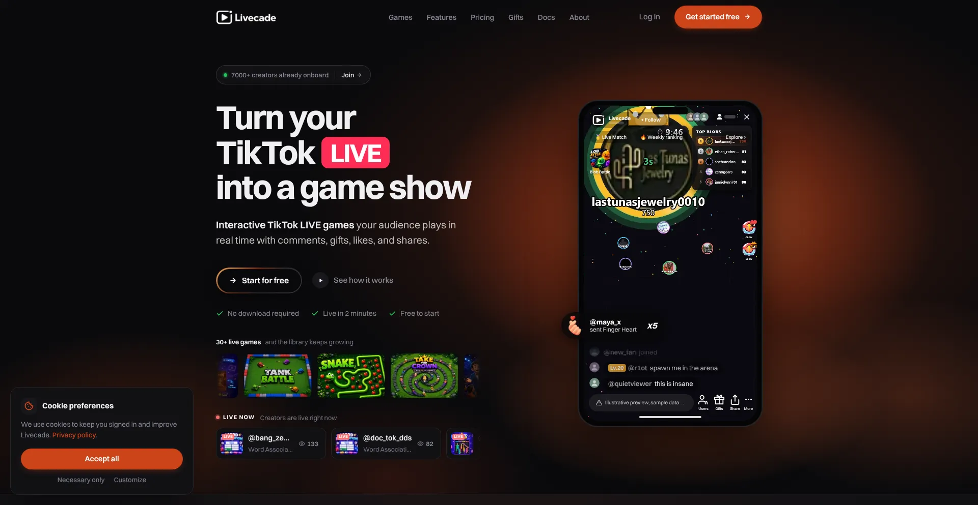 Livecade.io
