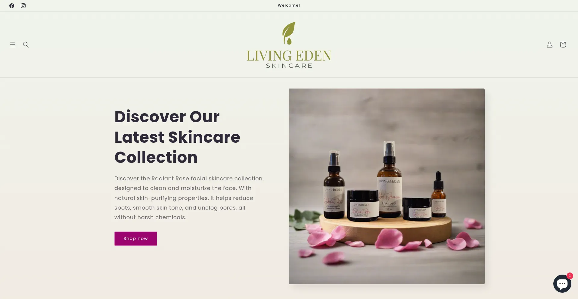 Livingedenskincare.com