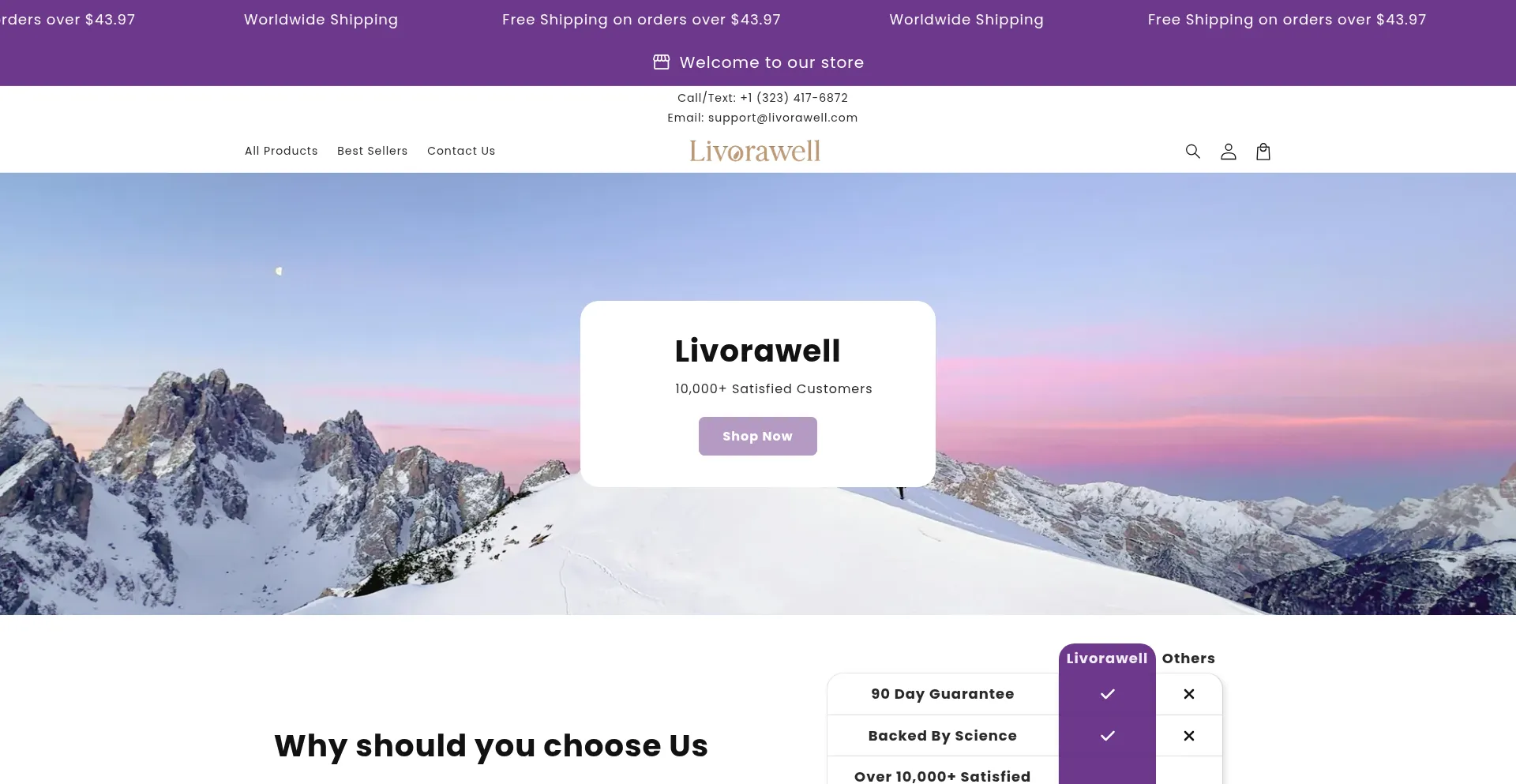 Livorawellshop.com