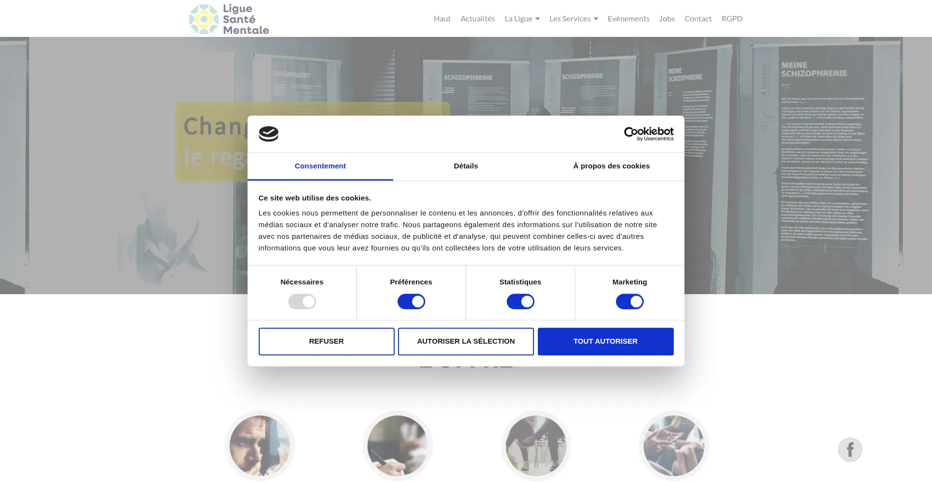 Website screenshot of Llhm.lu