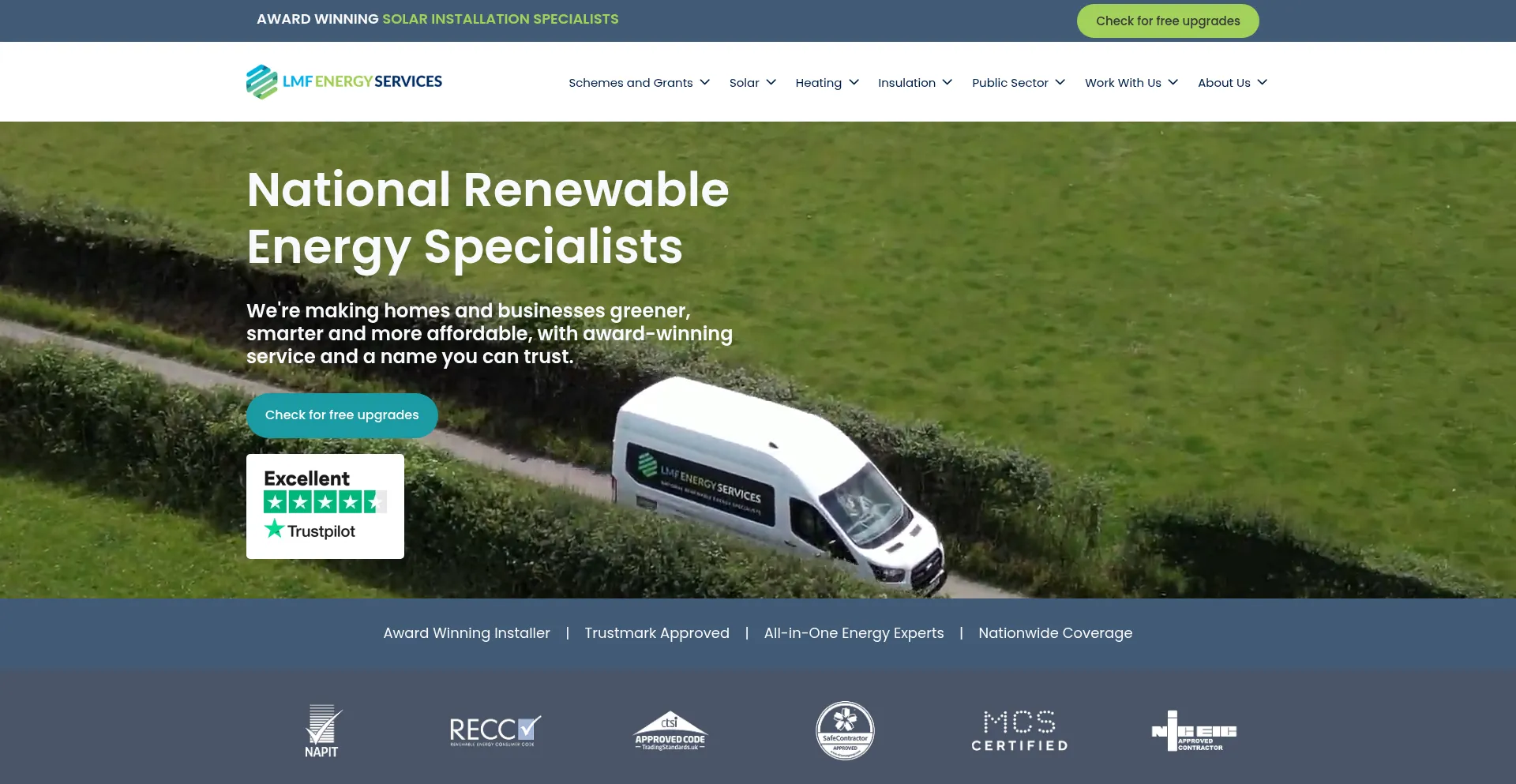 Lmfenergyservices.co.uk Screenshot