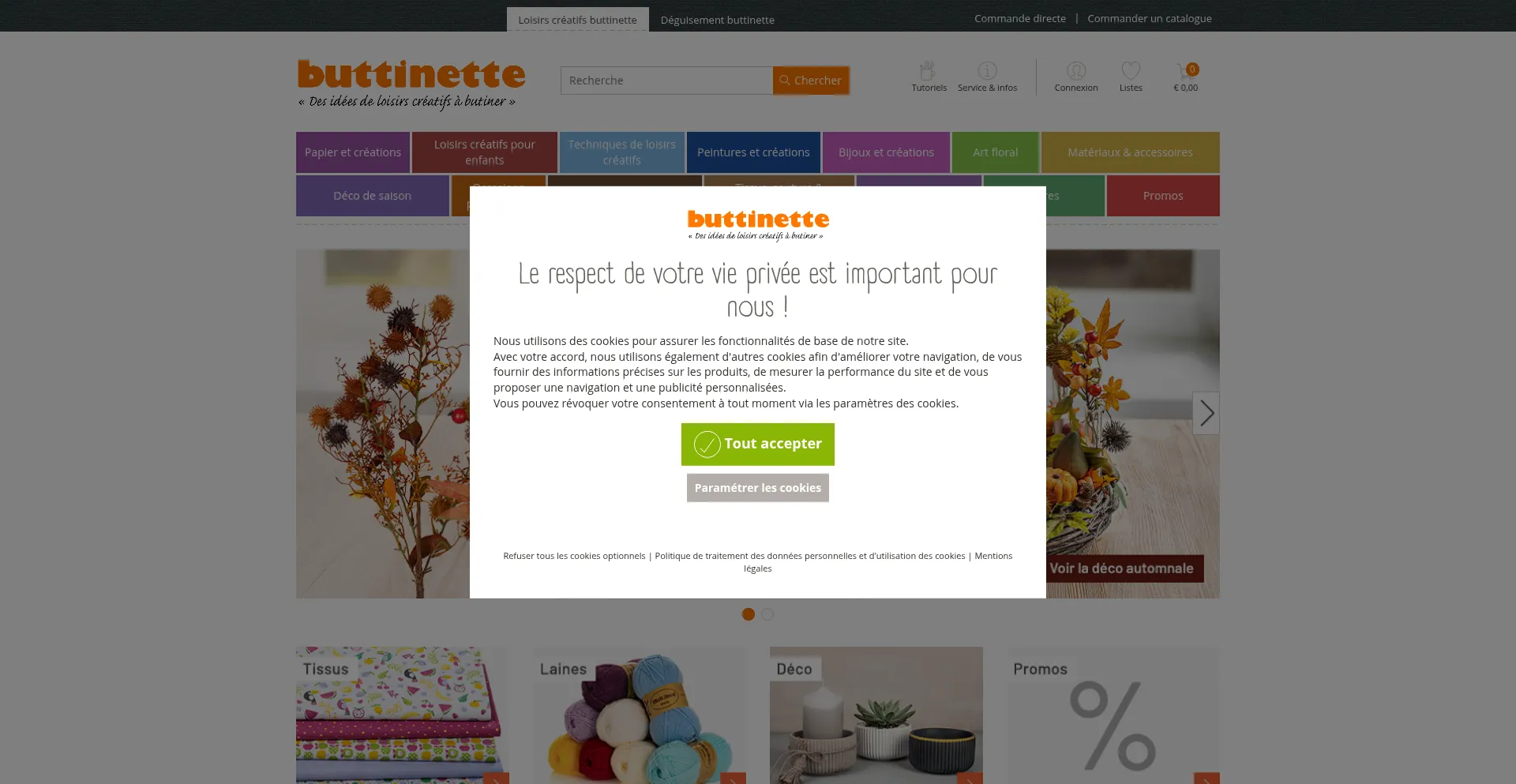 Ist Loisir-creatif-fr.buttinette.com sicher und vertrauenswürdig?