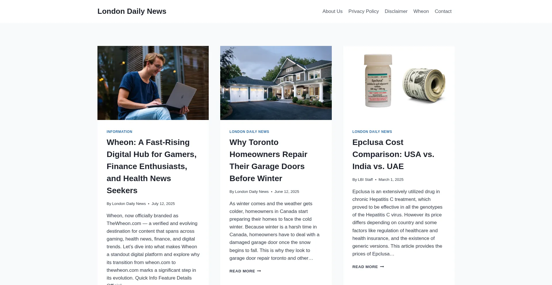 Londondaily.org Screenshot