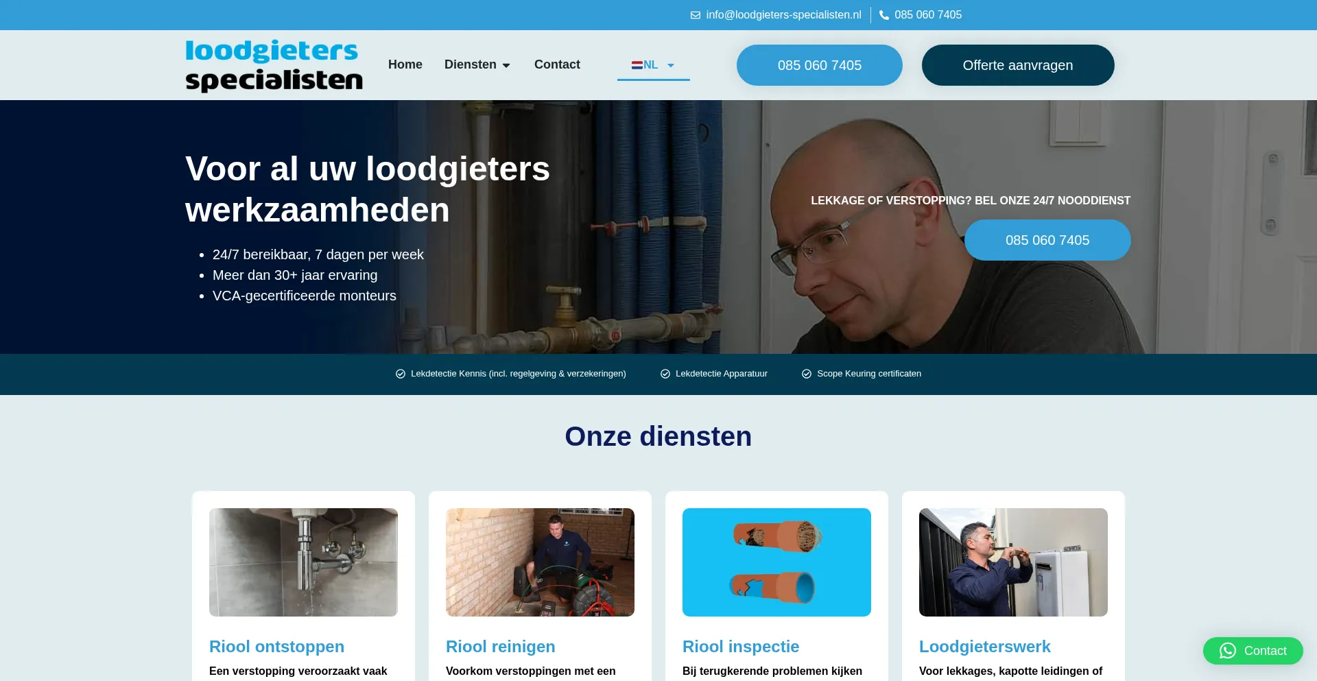 Ist Loodgieters-specialisten.nl sicher und vertrauenswürdig?