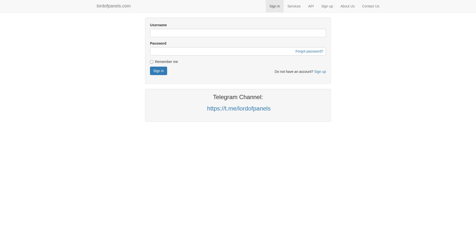 Lordofpanels.com Screenshot