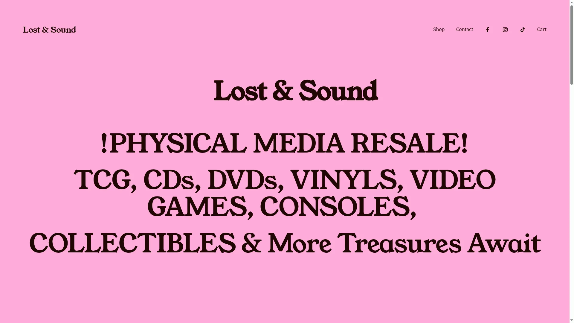 Lostandsoundstore.com