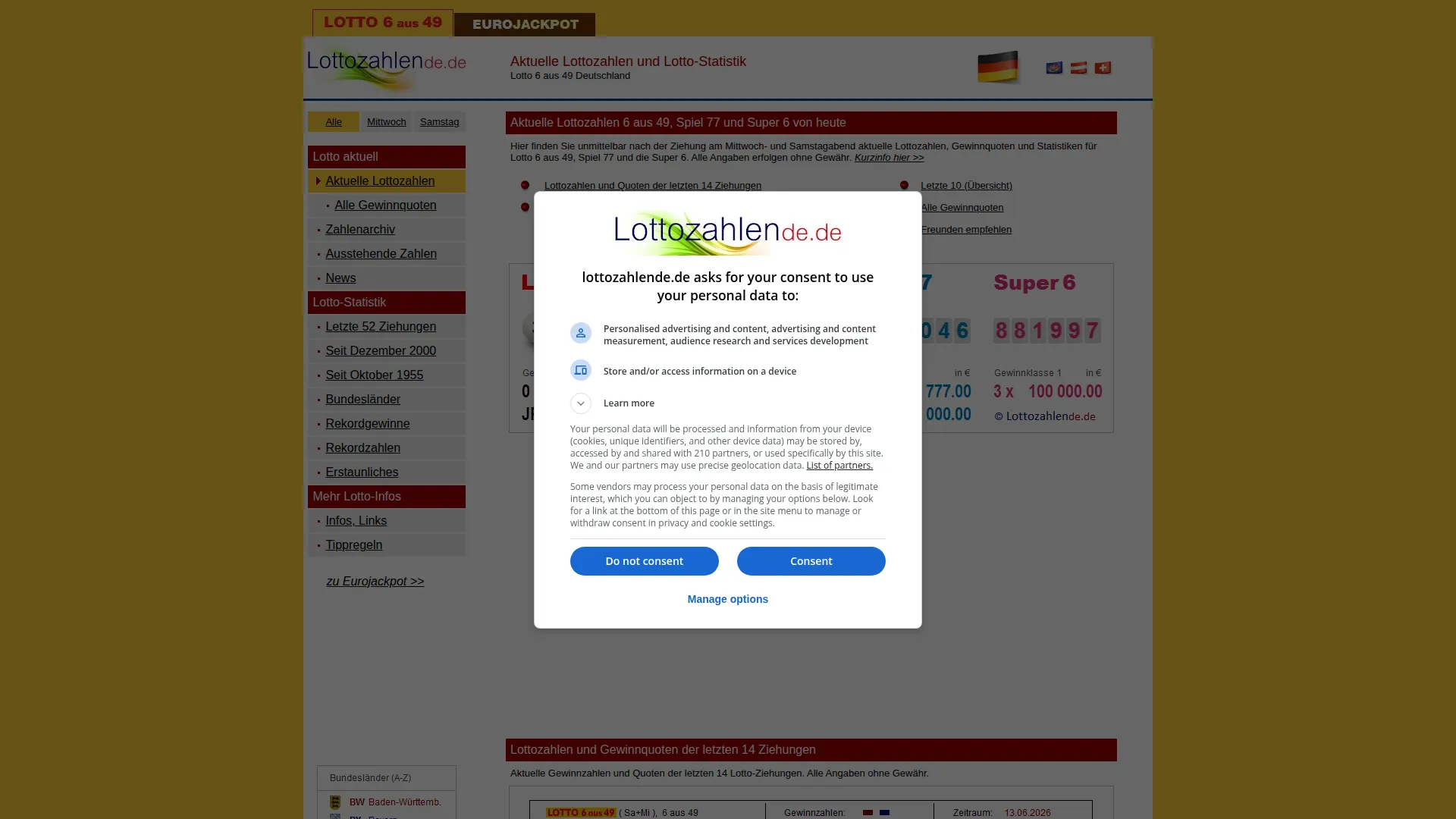 Lottozahlende.de