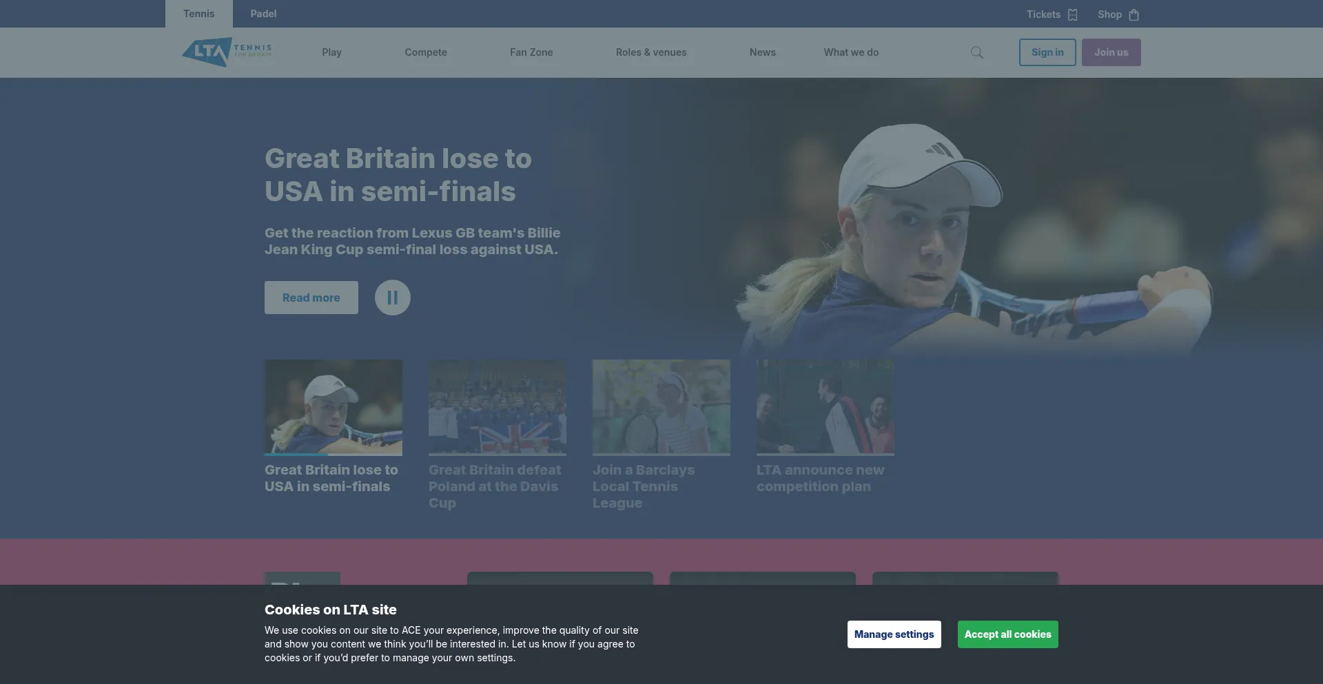 Lta.org.uk Screenshot
