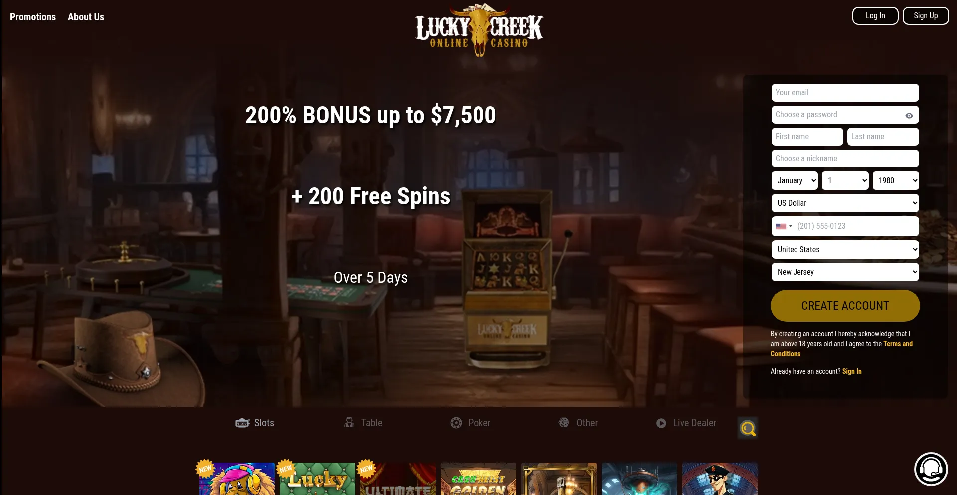 Ist Luckycreek.com sicher und vertrauenswürdig?