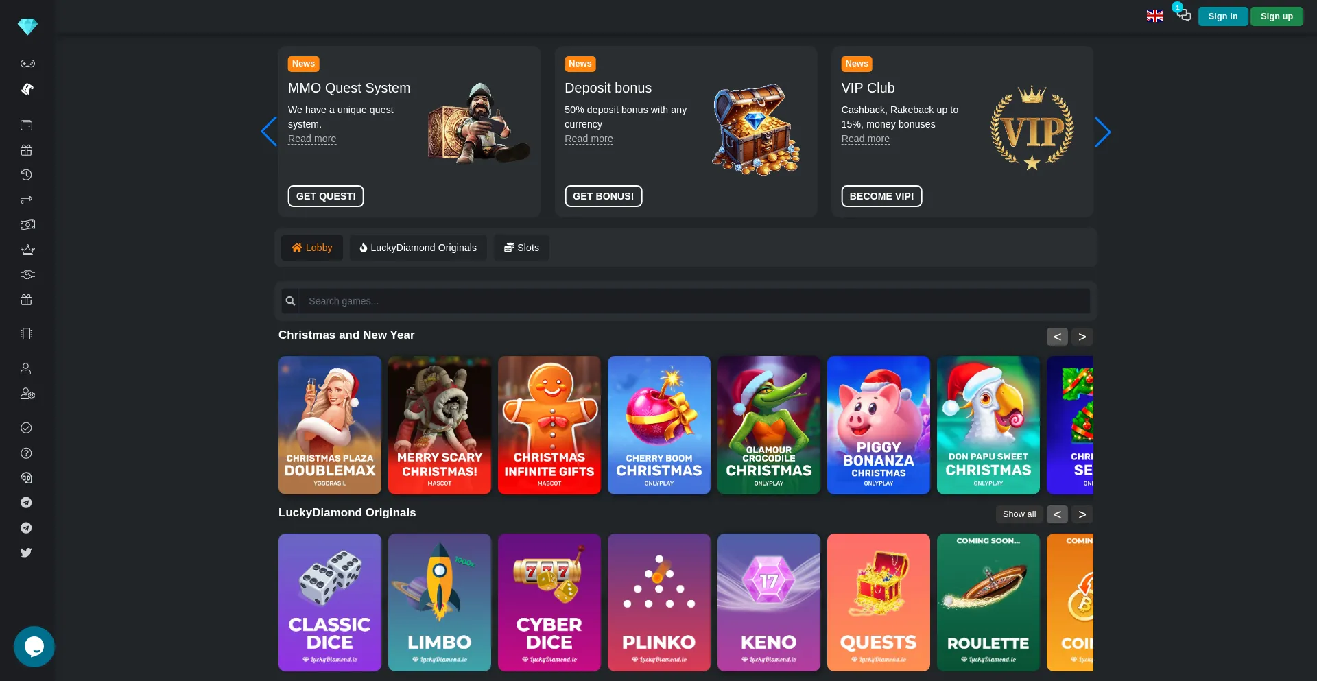 Luckydiamond.io