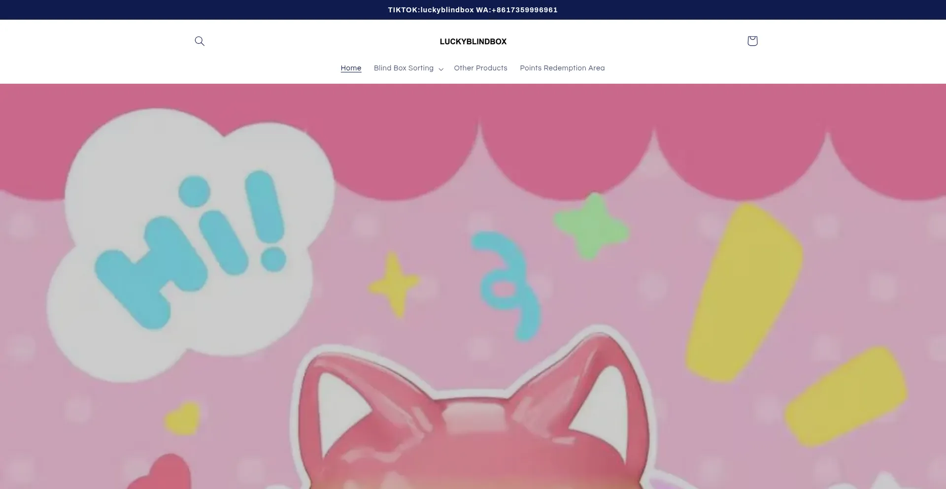 Luckystore8.com Screenshot