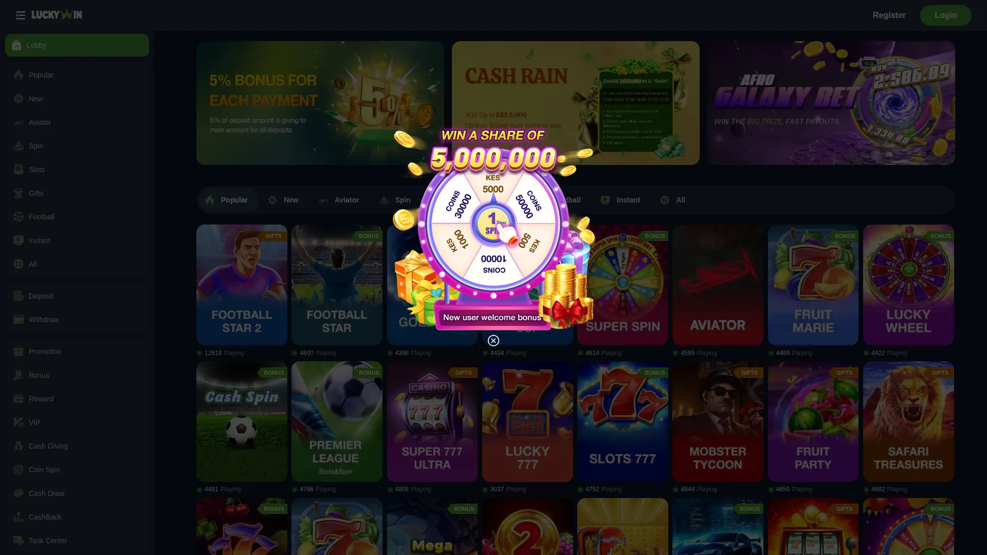 Luckywinke.com