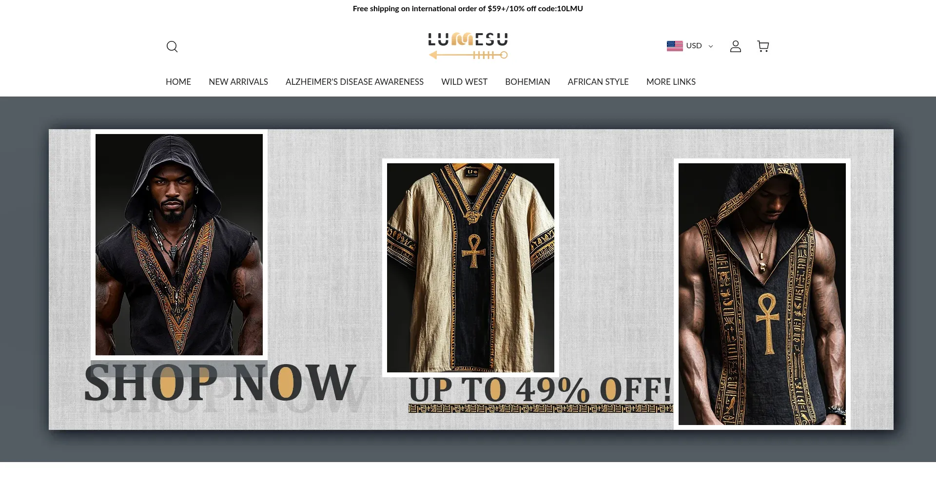 Website screenshot of Lumesu.com