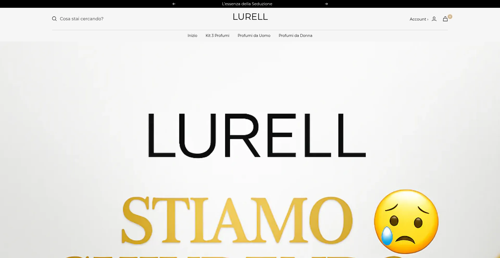 Website screenshot of Lurell-it.com