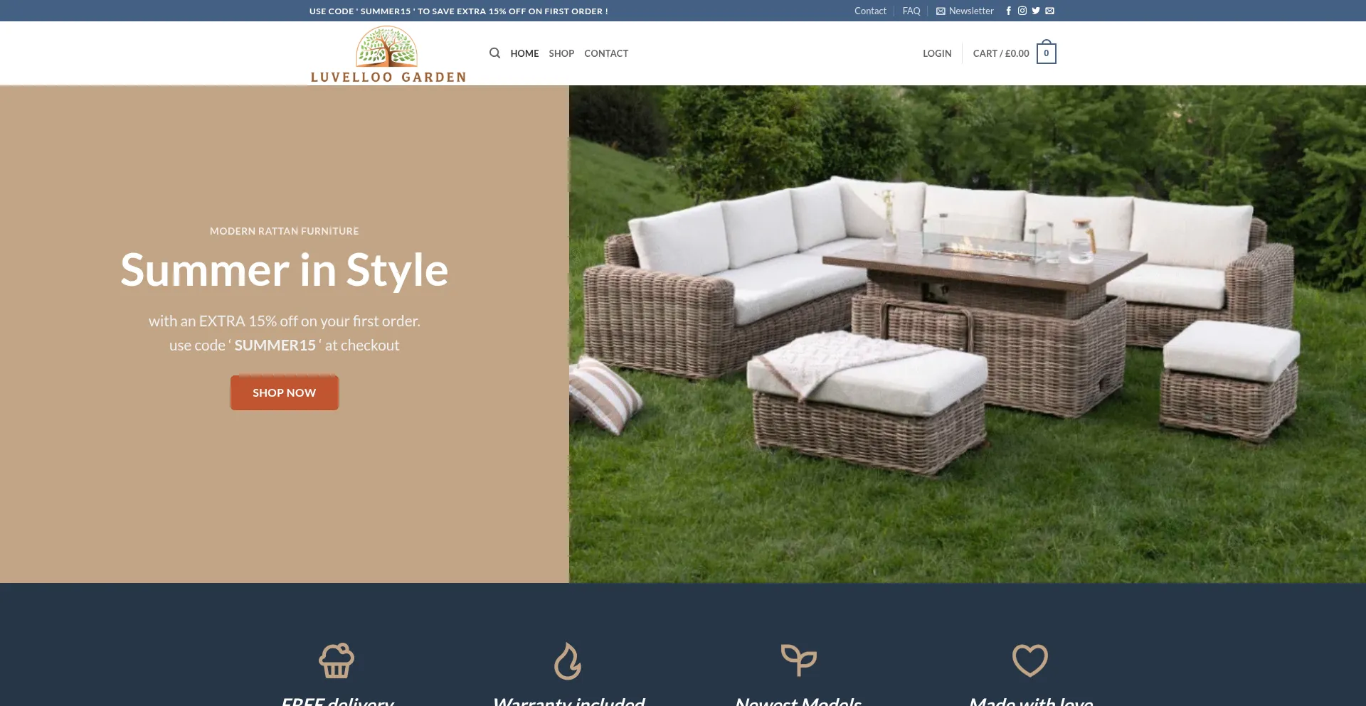 Luvelloogarden.com Screenshot
