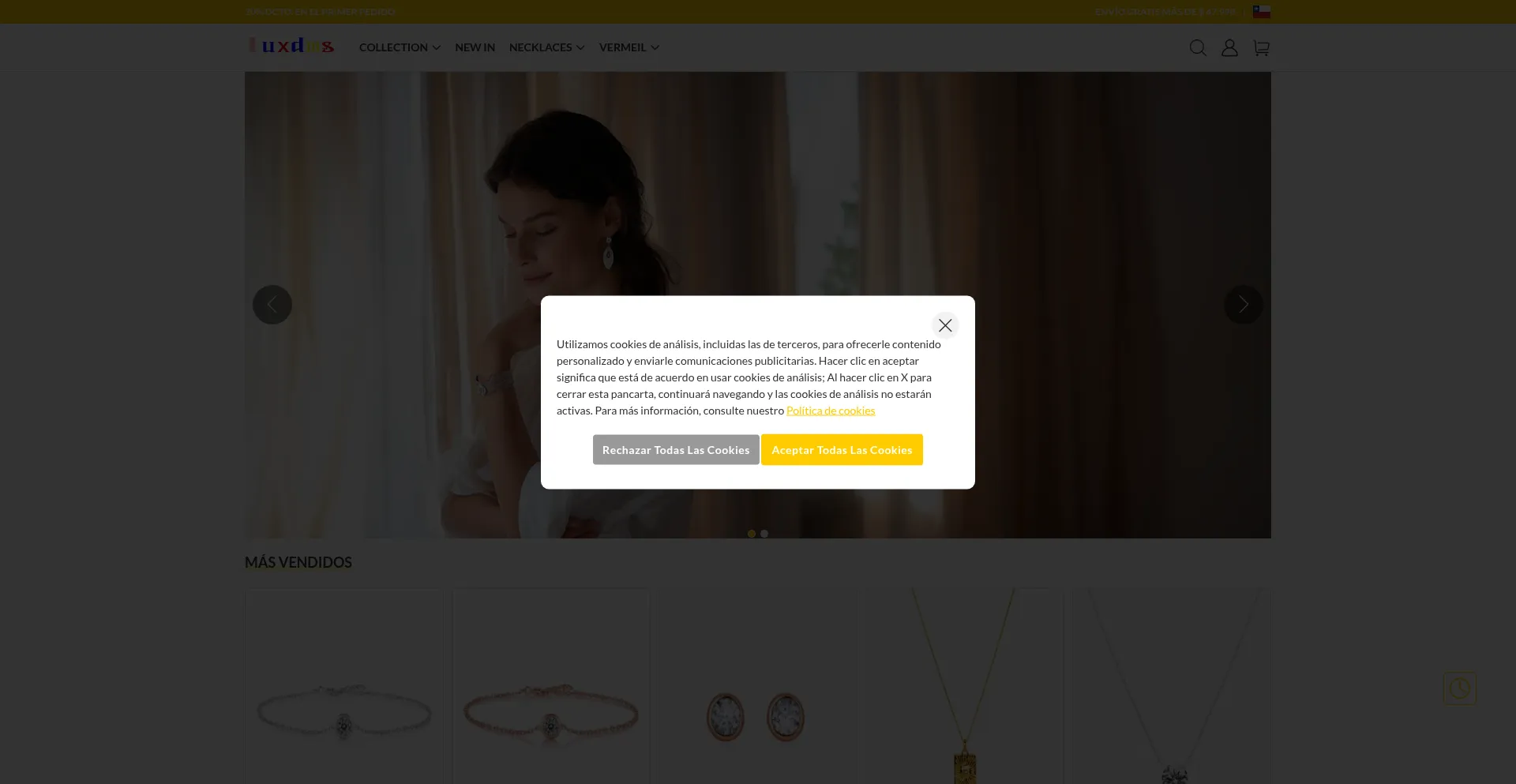 Website screenshot of Luxdms.com