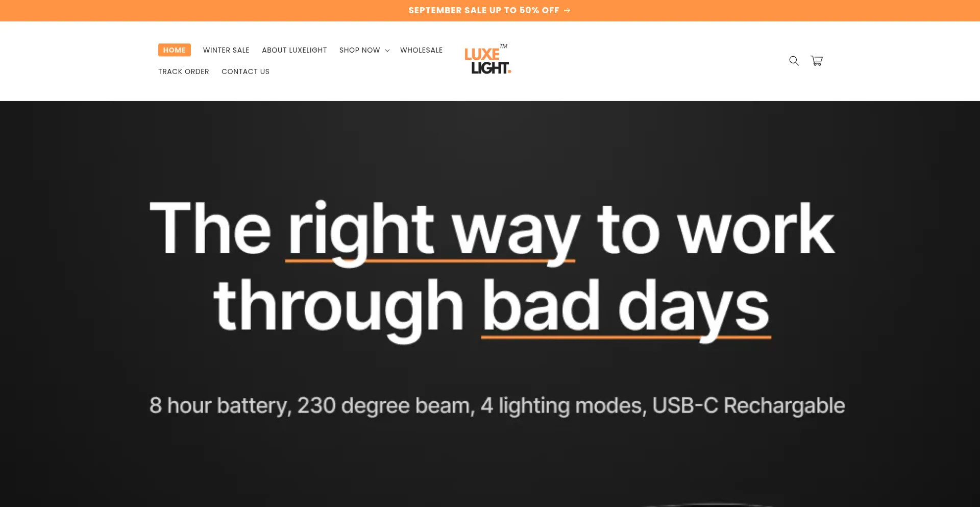 Luxelightuk.com Screenshot