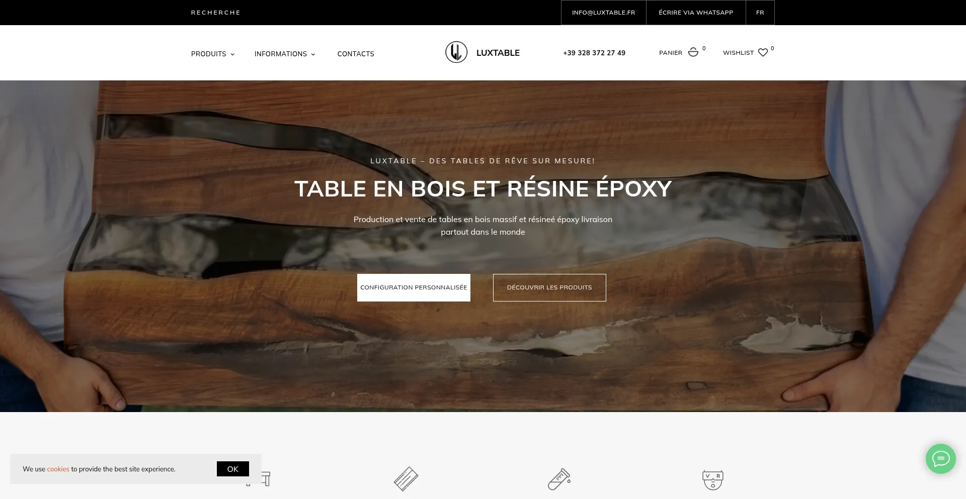 Luxtable.fr Screenshot