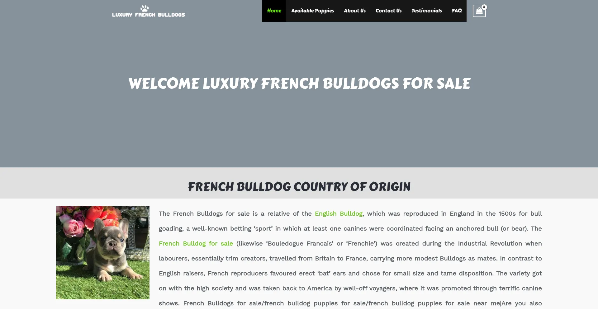 Ist Luxuryfrenchbulldogsonline.com sicher und vertrauenswürdig?