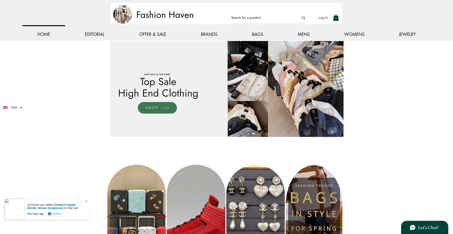 Luxurypursebrands.com Screenshot