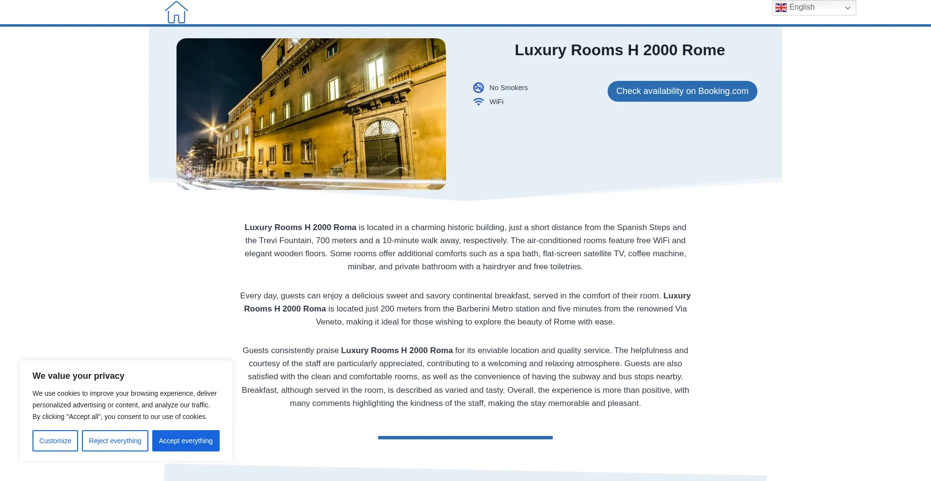 Ist Luxuryroomsh2000roma.top sicher und vertrauenswürdig?