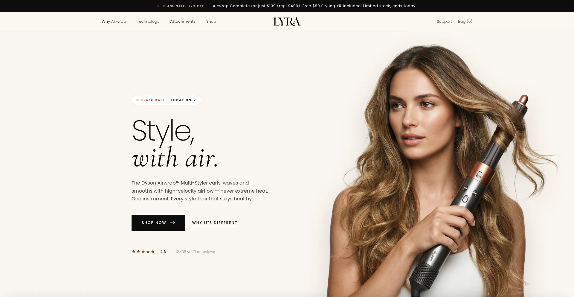 Lyraairwrap.com