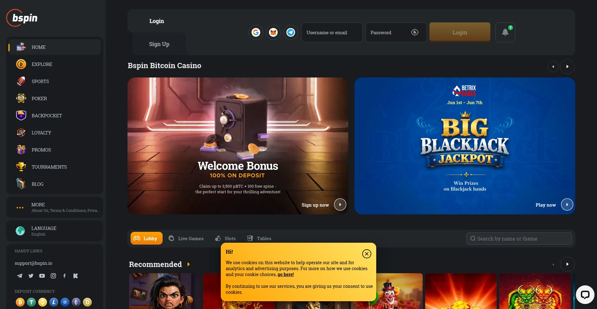 M.bspin.io