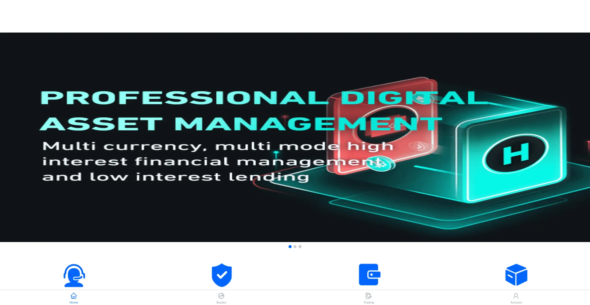 Website screenshot of M.dbsip.com
