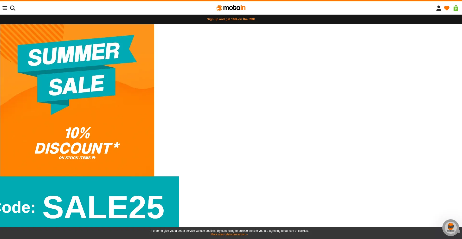 Website screenshot of M.motoin.de