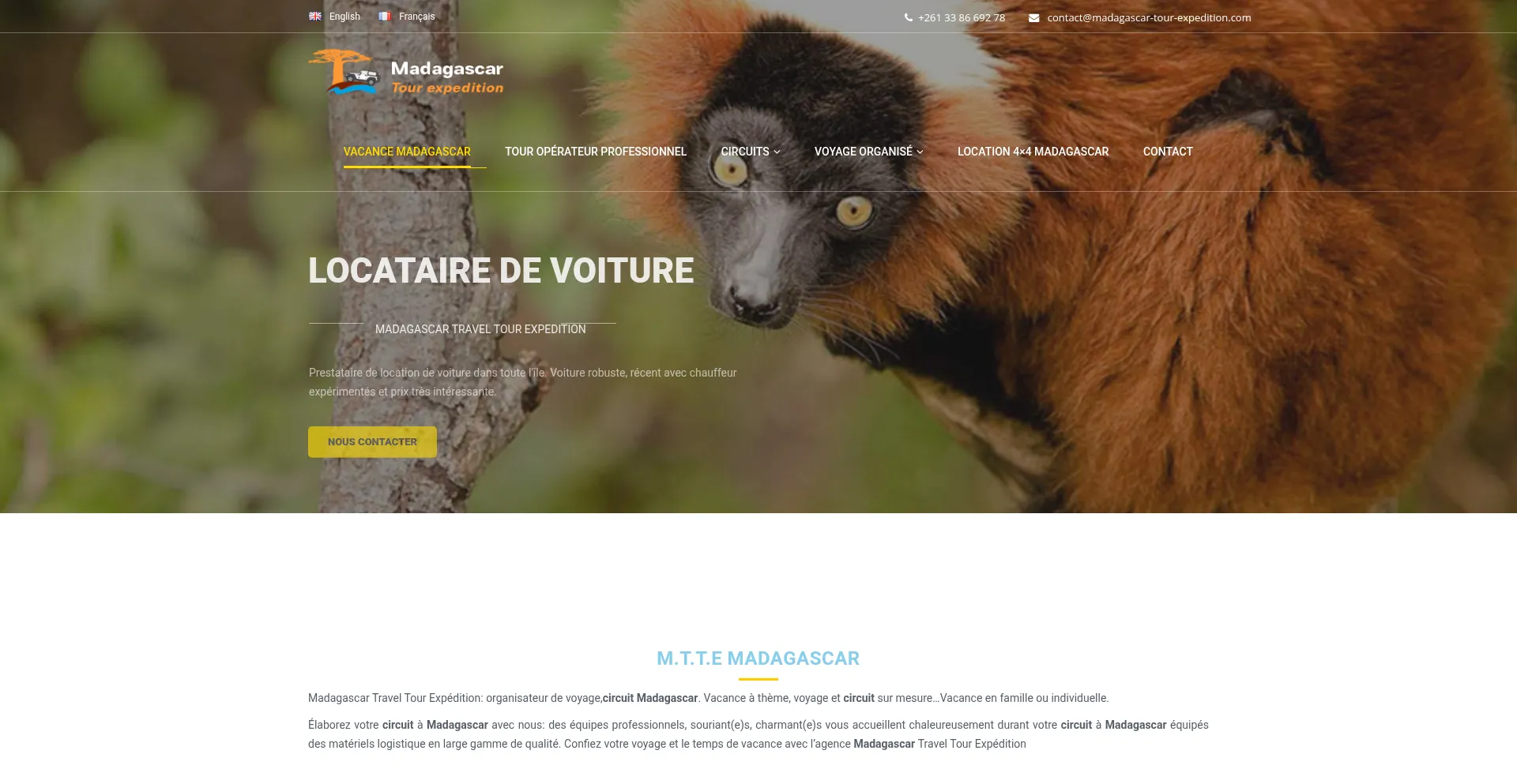 Madagascar-tour-expedition.com Screenshot