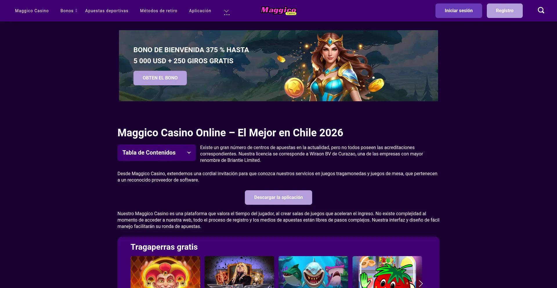 Maggicocasino.cl