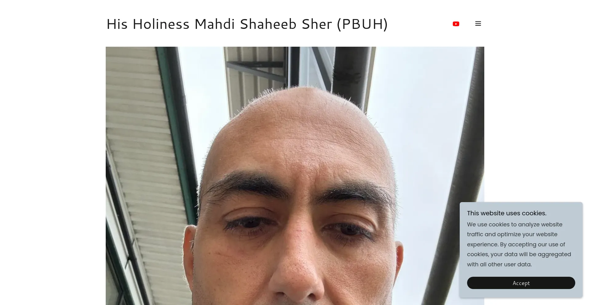 Website screenshot of Mahdishaheebsher.co.uk