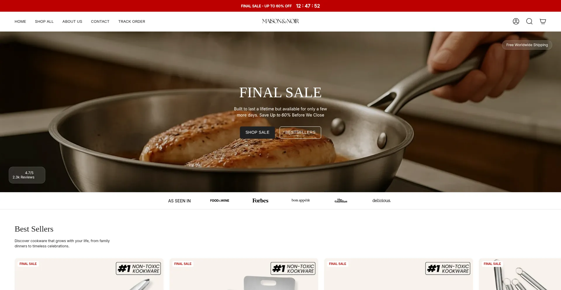 Ist Maisonandnoir.com sicher und vertrauenswürdig?