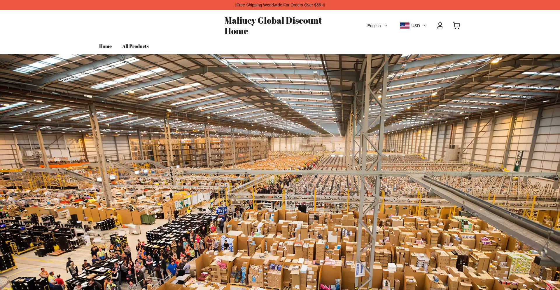 Website screenshot of Maliucy.com