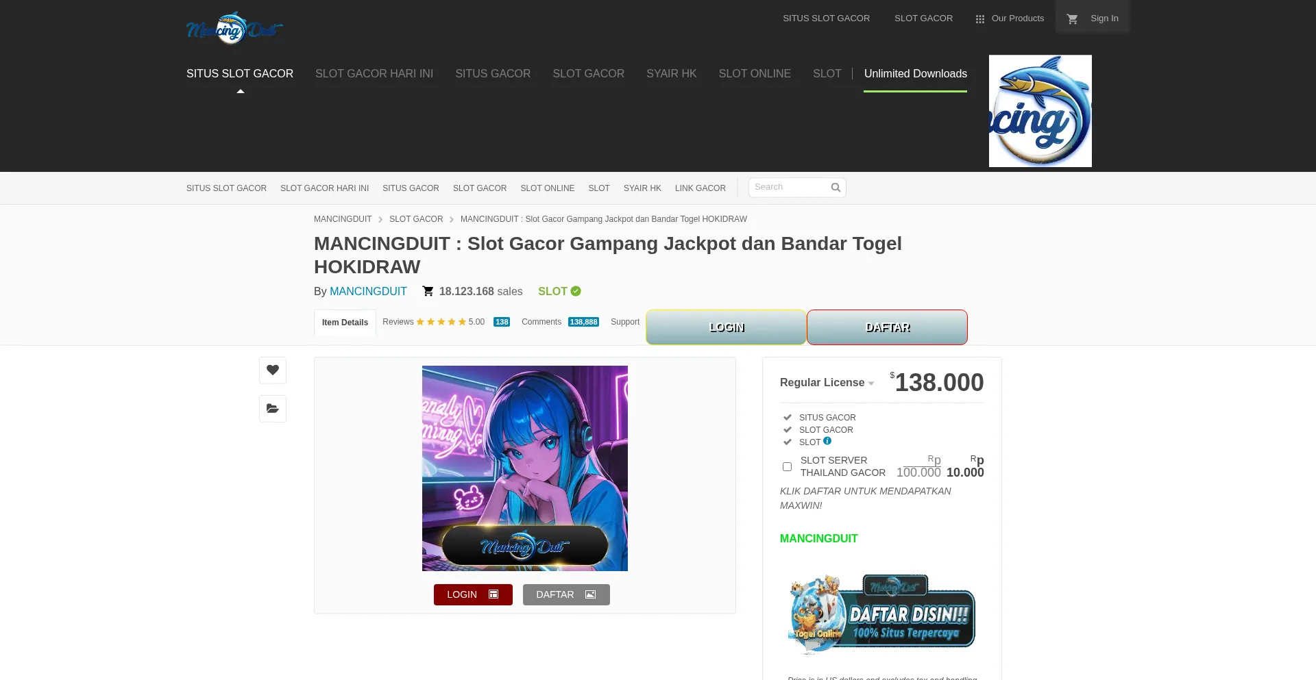 Mancingduit-official.com