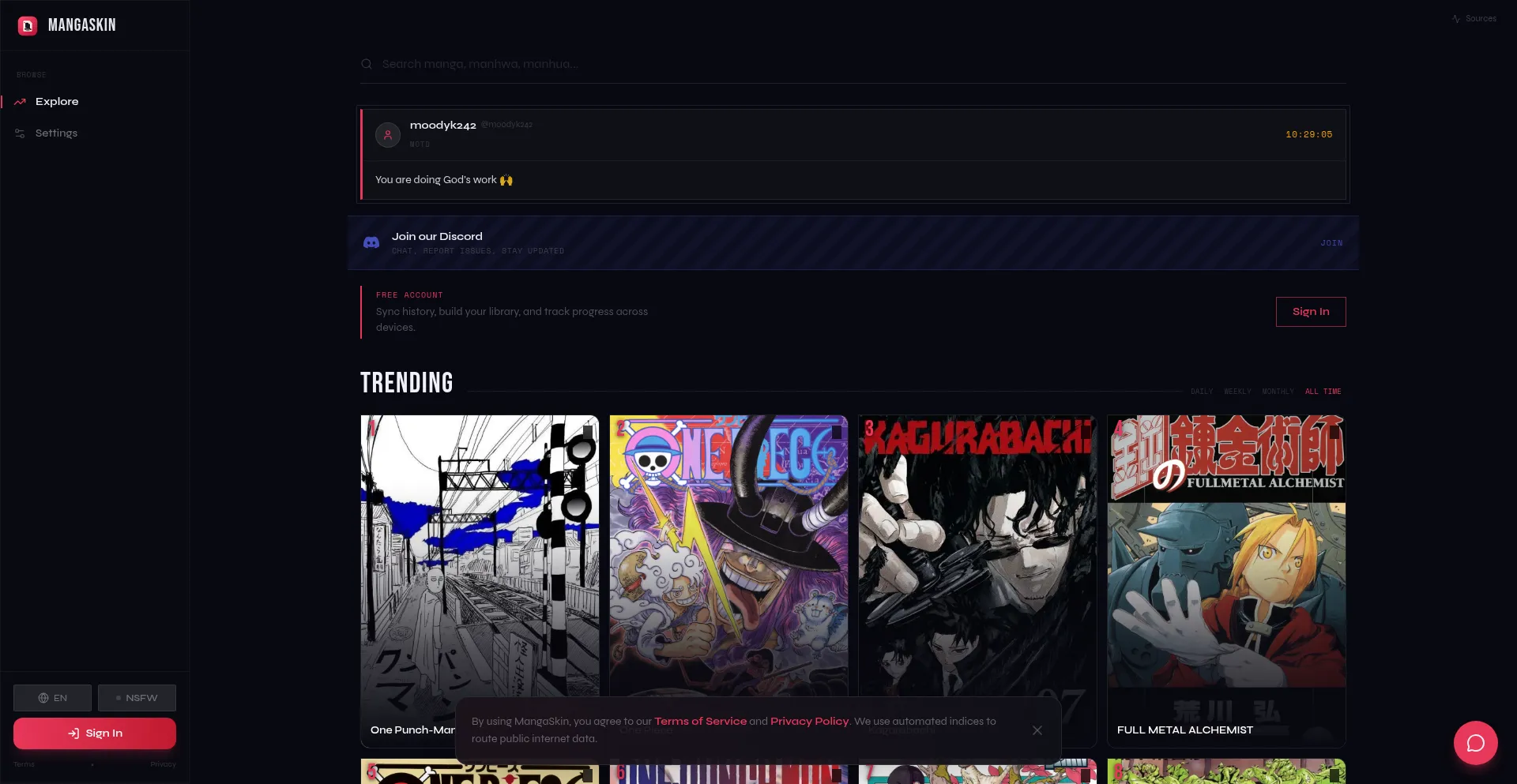 Manga.skin