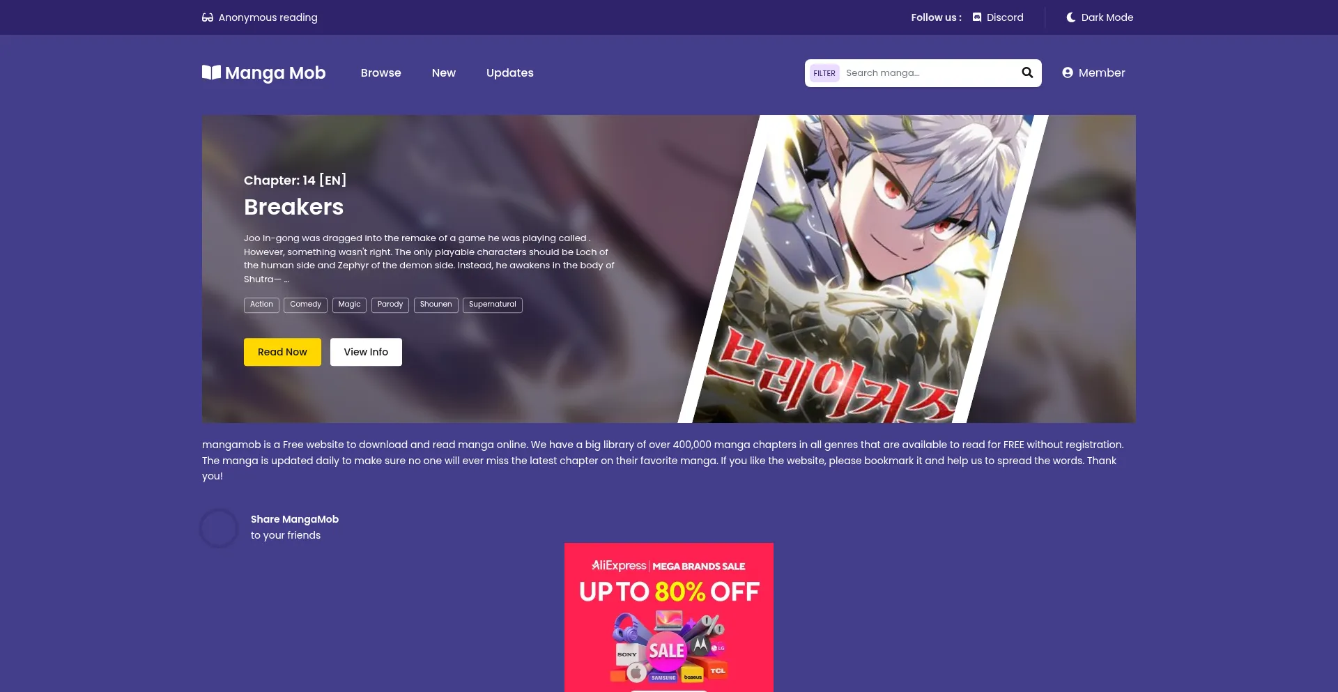 Ist Mangamob.com sicher und vertrauenswürdig?