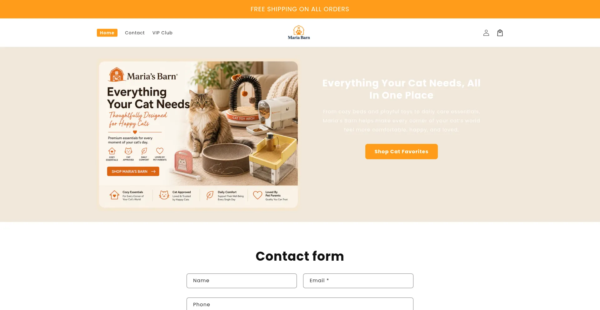 Mariasbarn.com