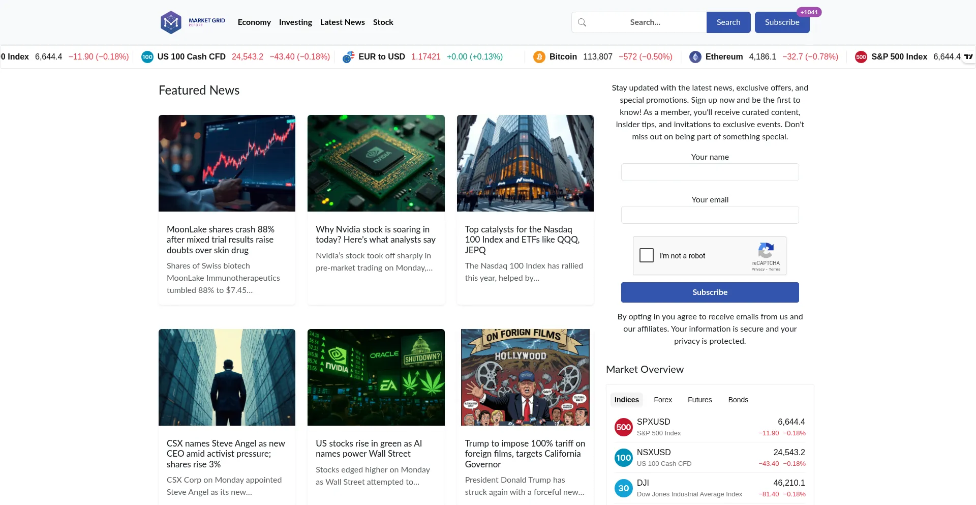 Marketgridreport.com Screenshot