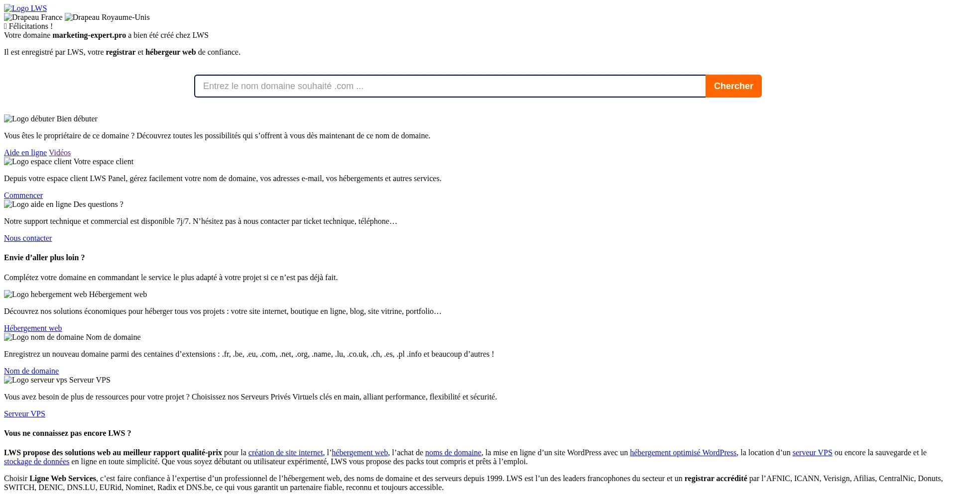 Website screenshot of Marketing-expert.pro