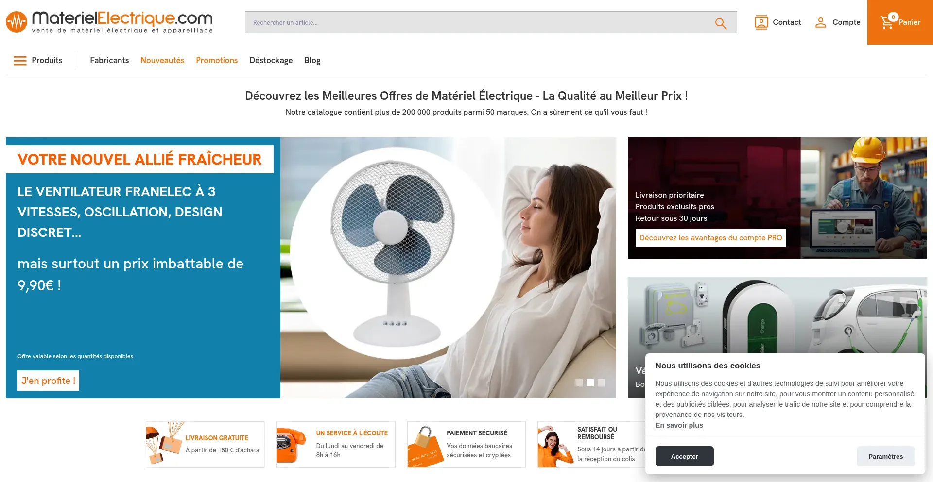 Ist Materielelectrique.com sicher und vertrauenswürdig?