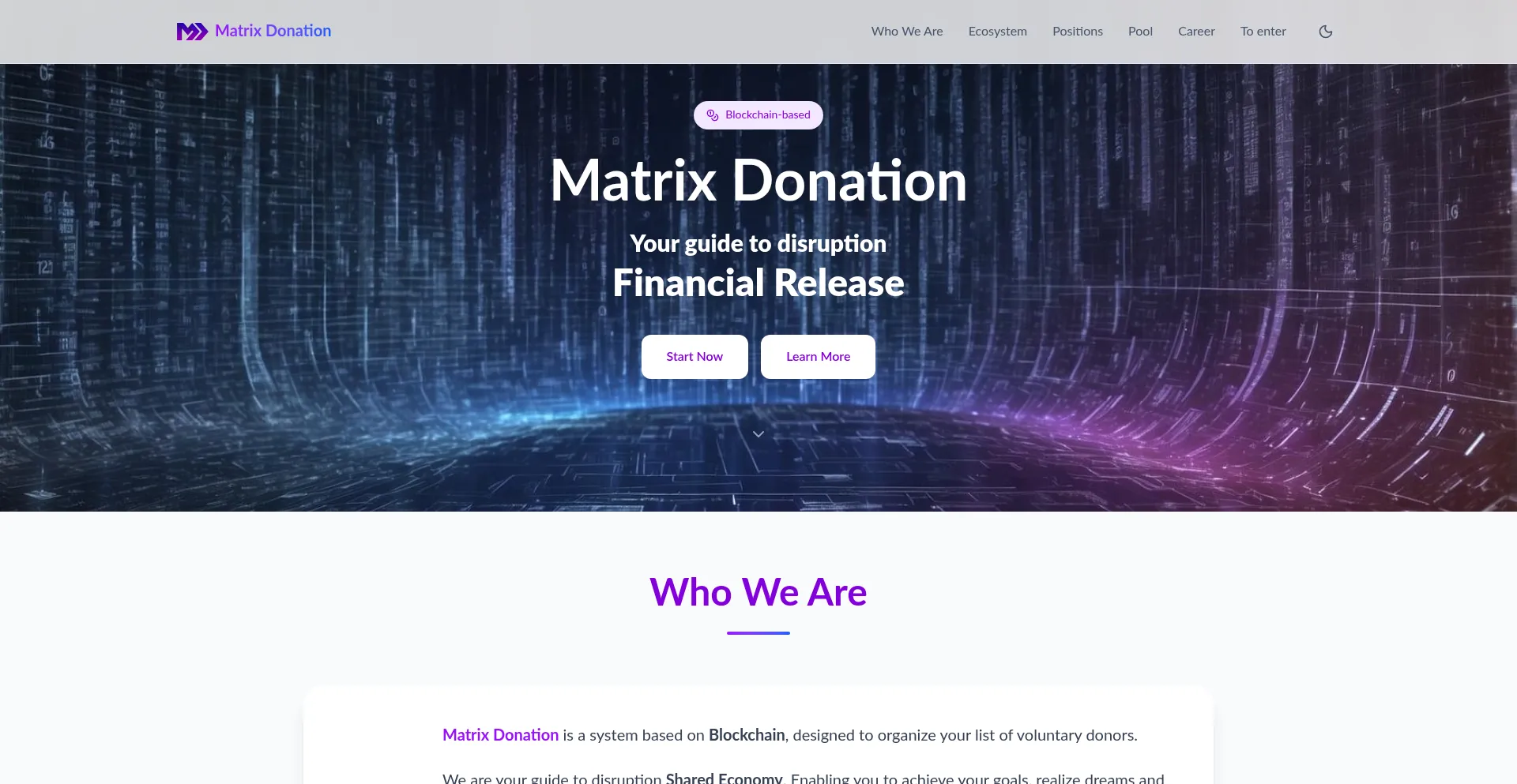 Matrixdonation.com
