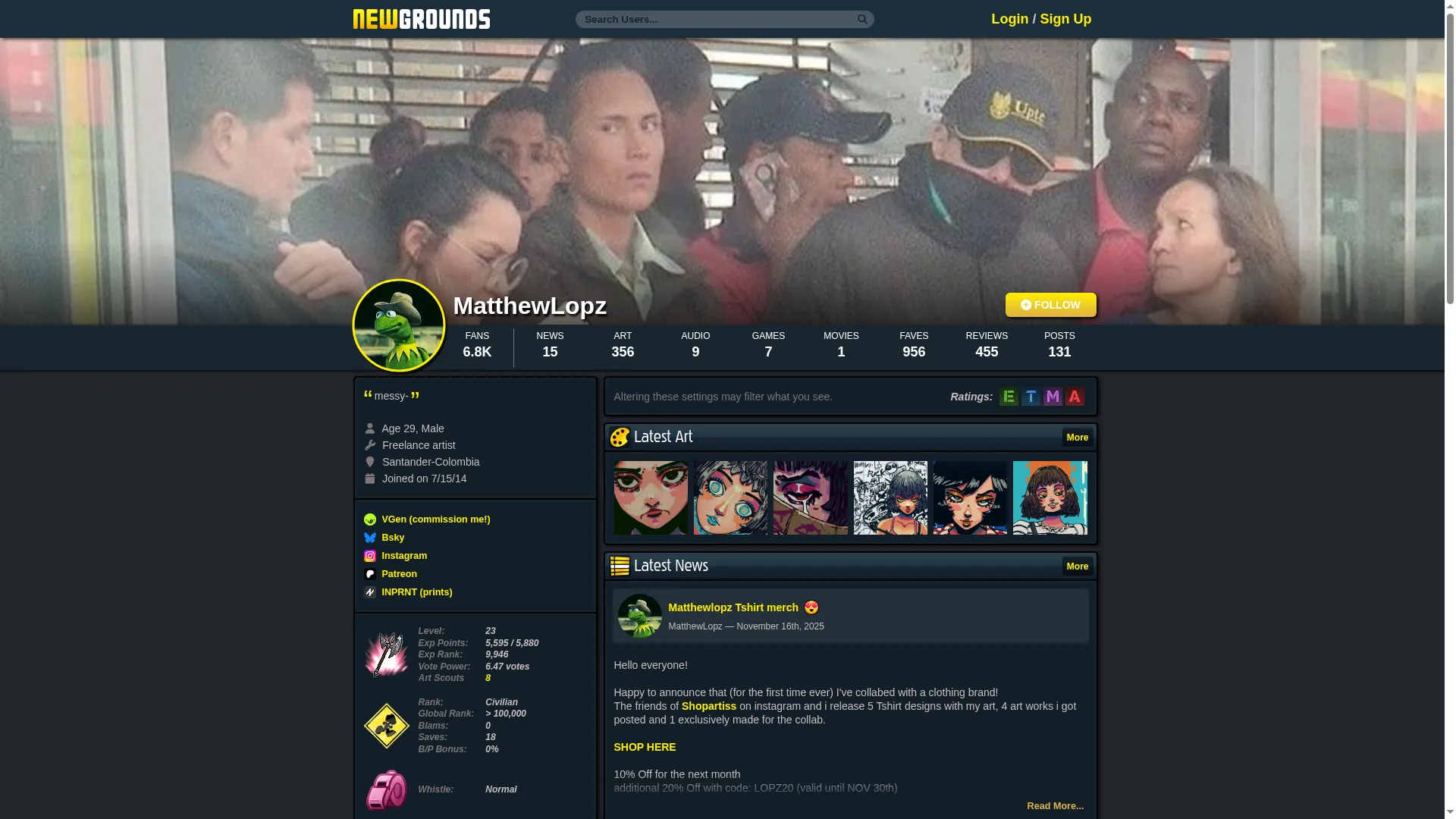 Matthewlopz.newgrounds.com