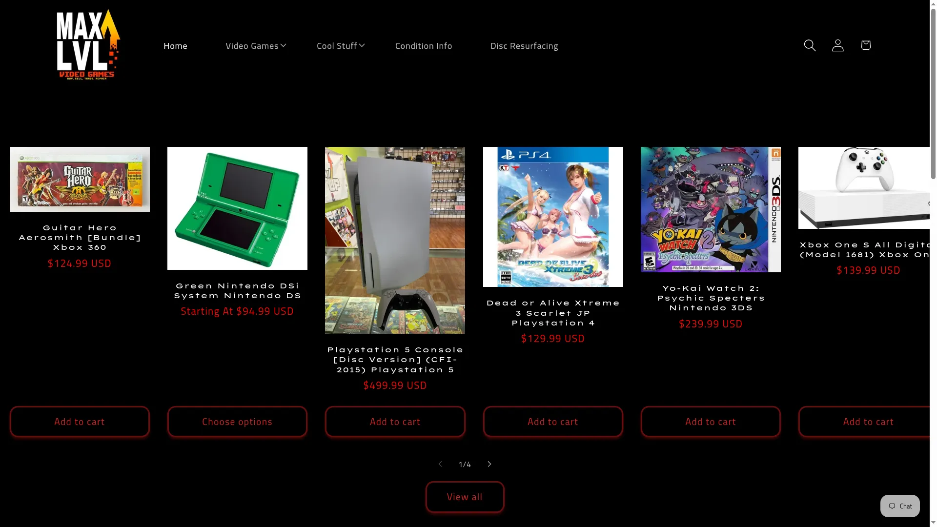 Maxlevelvideogames.com