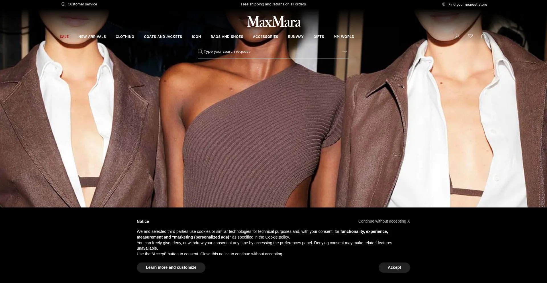 Website screenshot of Maxmaranet.com