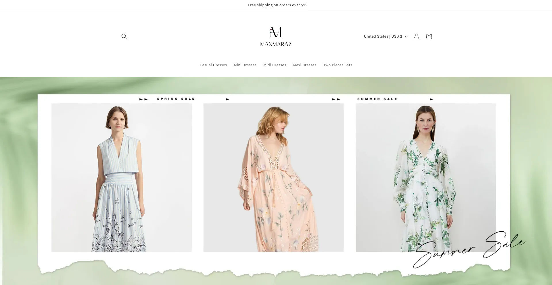 Website screenshot of Maxmaraz.com