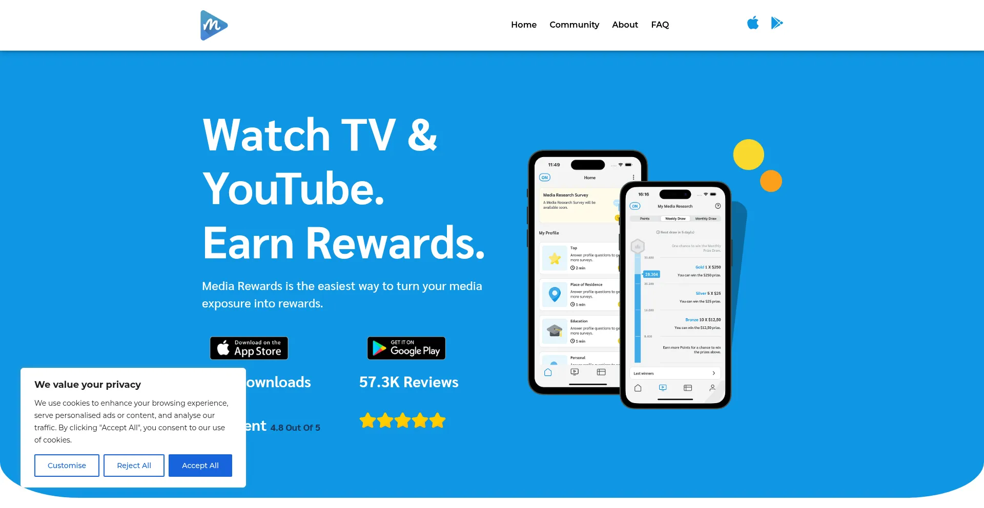 Mediarewards.com Screenshot