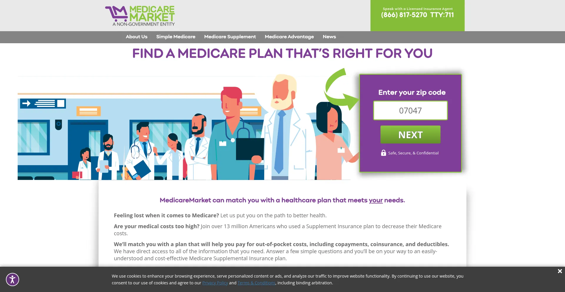 Ist Medicaremarket.com sicher und vertrauenswürdig?
