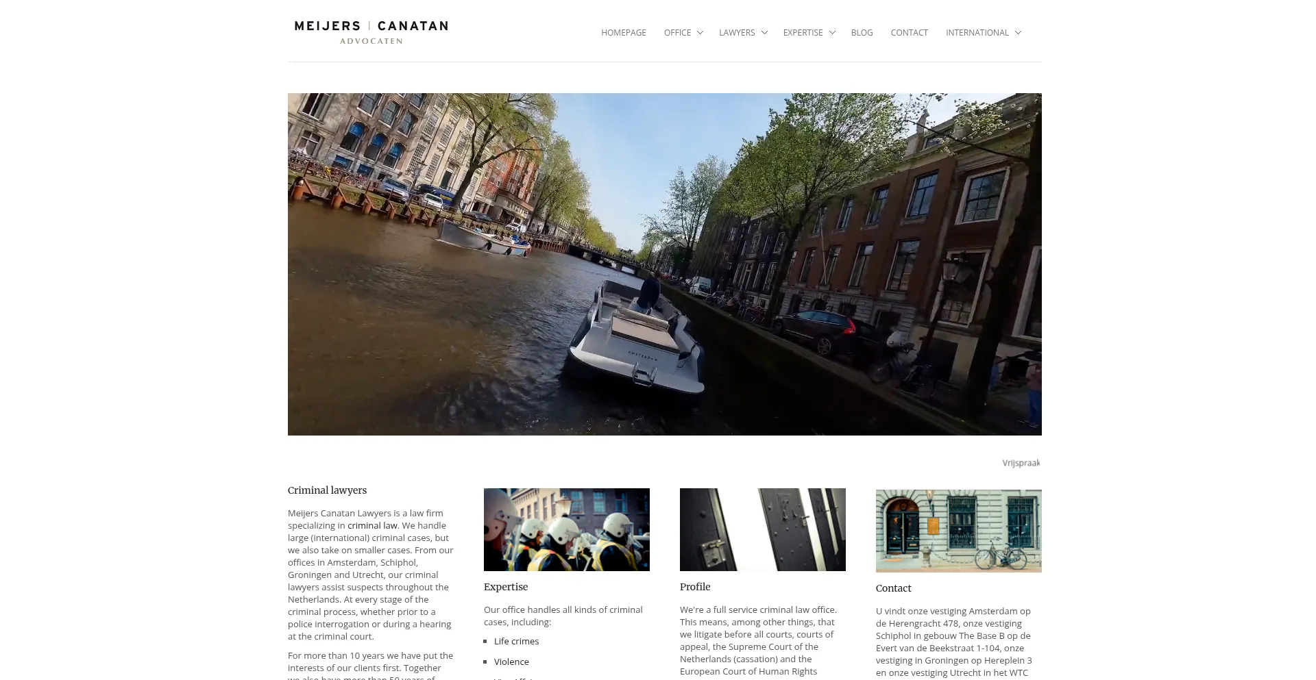 Website screenshot of Meijerscanatan.nl